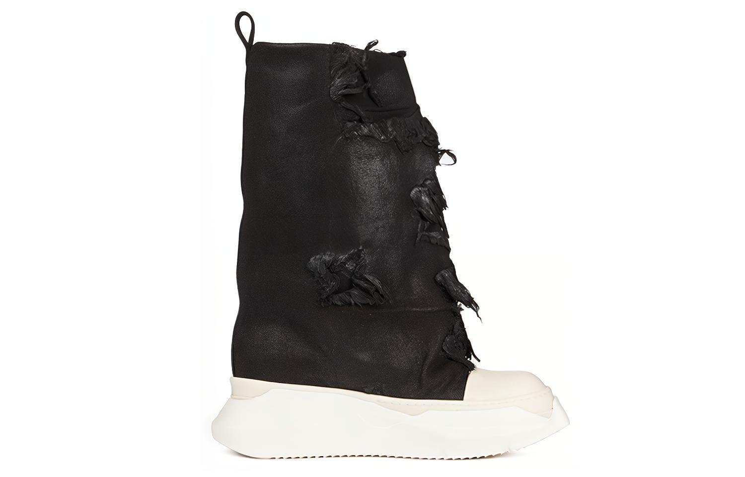 Rick Owens DRKSHDW Strobe Boot 'Fogachine Black Denim' 圖 2