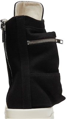 Rick Owens DRKSHDW Strobe Cotton Denim Cargo High 'Black Milk' Hitam Susu. DU02B4801-DQ-911 Sizing Rick Owens DRKSHDW Strobe Cotton Denim Cargo High 'Black Milk' Hitam Susu. DU02B4801-DQ-911