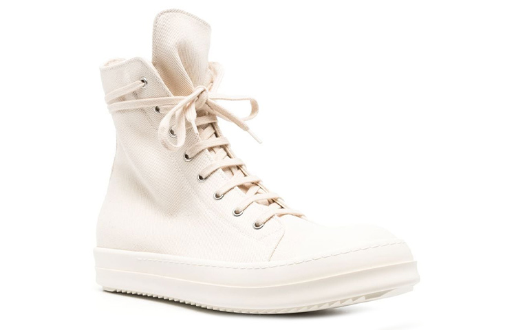 Rick Owens DRKSHDW Strobe Cotton Denim High 'Natural' 圖 2
