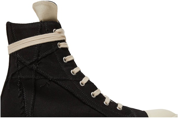 Rick Owens DRKSHDW Strobe Cotton Denim Penta High 'Black Milk' DU02B4806-DQ-911 Order Rick Owens DRKSHDW Strobe Cotton Denim Penta High 'Black Milk' DU02B4806-DQ-911