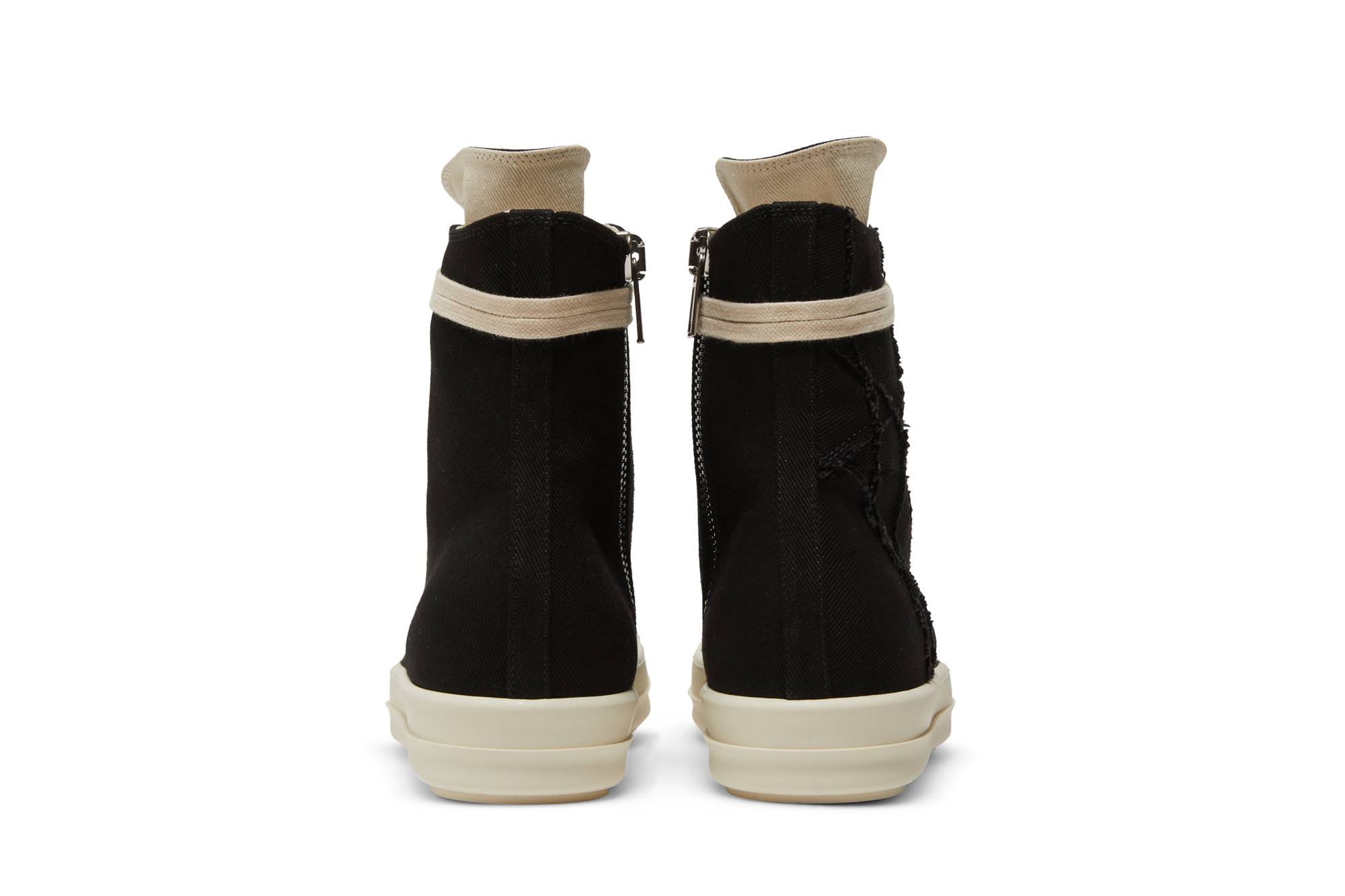 Details for Rick Owens DRKSHDW Strobe Cotton Denim Penta Tinggi 'Black Milk' DU02B4806-DQ-911