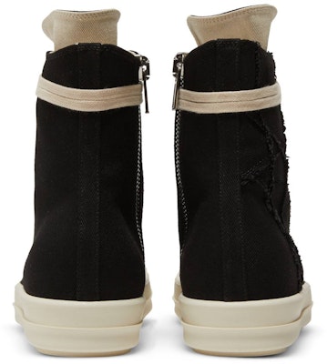 Rick Owens DRKSHDW Strobe Cotton Denim Penta High 'Black Milk' DU02B4806-DQ-911 Details for Rick Owens DRKSHDW Strobe Cotton Denim Penta High 'Black Milk' DU02B4806-DQ-911