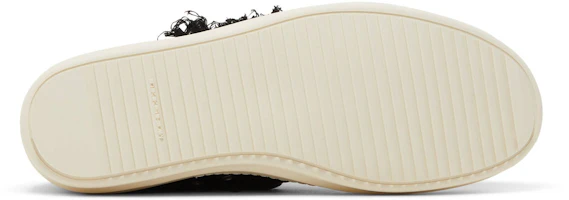 Shop Rick Owens DRKSHDW Strobe Jean Coton Découpé Bas ''Black Milk'' DU02B4802-SLASH-911
