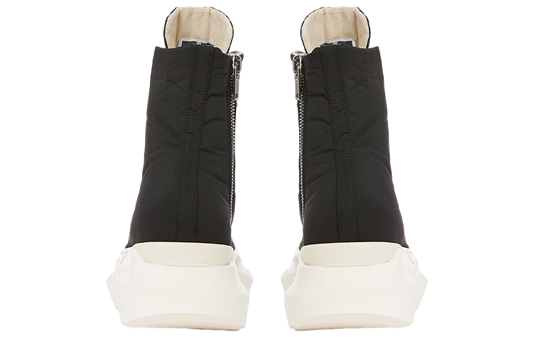 Purchase Rick Owens DRKSHDW Strobe 抽象黑色牛奶棉尼龙高帮鞋 DU02B4840-MU-911