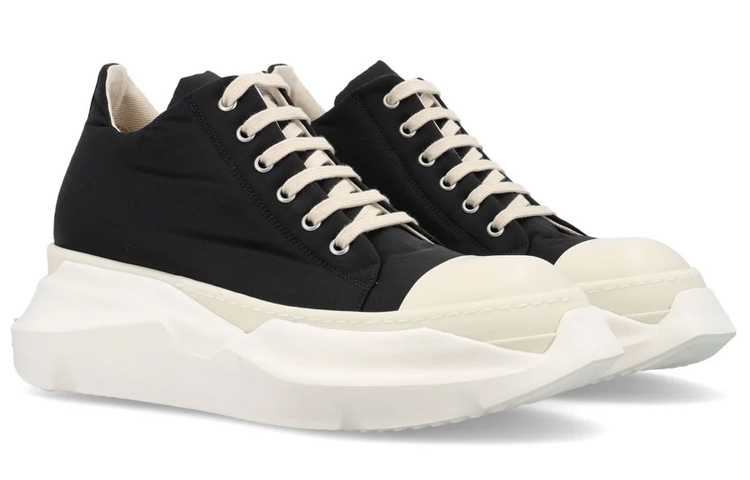 Rick Owens DRKSHDW Strobe Cotton Nylon Abstract Low 'Black Milk' 圖 3