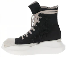 Rick Owens DRKSHDW Strobe Denim Slashed Abstract High 'Black Milk' DU02B4840-SLASH-911 Rick Owens DRKSHDW Strobe Denim Slashed Abstract High 'Black Milk' DU02B4840-SLASH-911