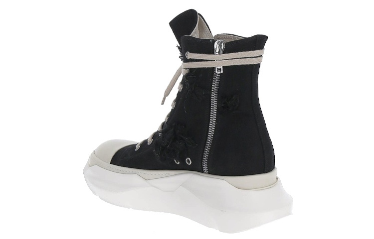 Shop 瑞克·歐文斯 DRKSHDW 系帶高筒 時尚休閒鞋 男款 黑色