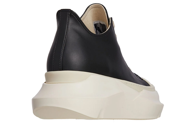 Rick Owens DRKSHDW Strobe Leather Abstract Low 'Black Milk' 圖 4