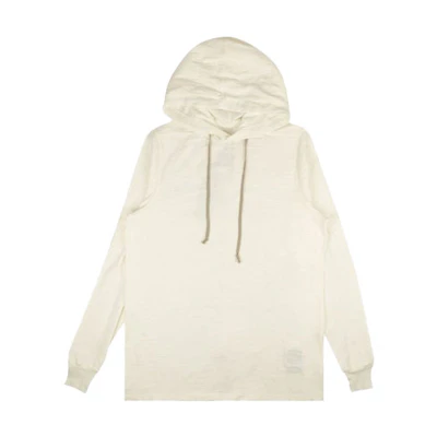 Rick Owens DRKSHDW Unisex Plain Beige Pullover Hoodie DU17F2285-11