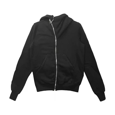 Rick Owens DRKSHDW Champion Zip Hoodie Black Collaboration DU18F7286F-09