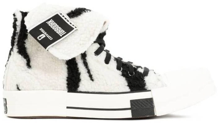 瑞克歐文斯 DRKSHDW CONVERSE x TURBODRK 高筒運動鞋,黑色休閒鞋 DC02BX94362 Buy 瑞克歐文斯 DRKSHDW CONVERSE x TURBODRK 高筒運動鞋,黑色休閒鞋 DC02BX94362