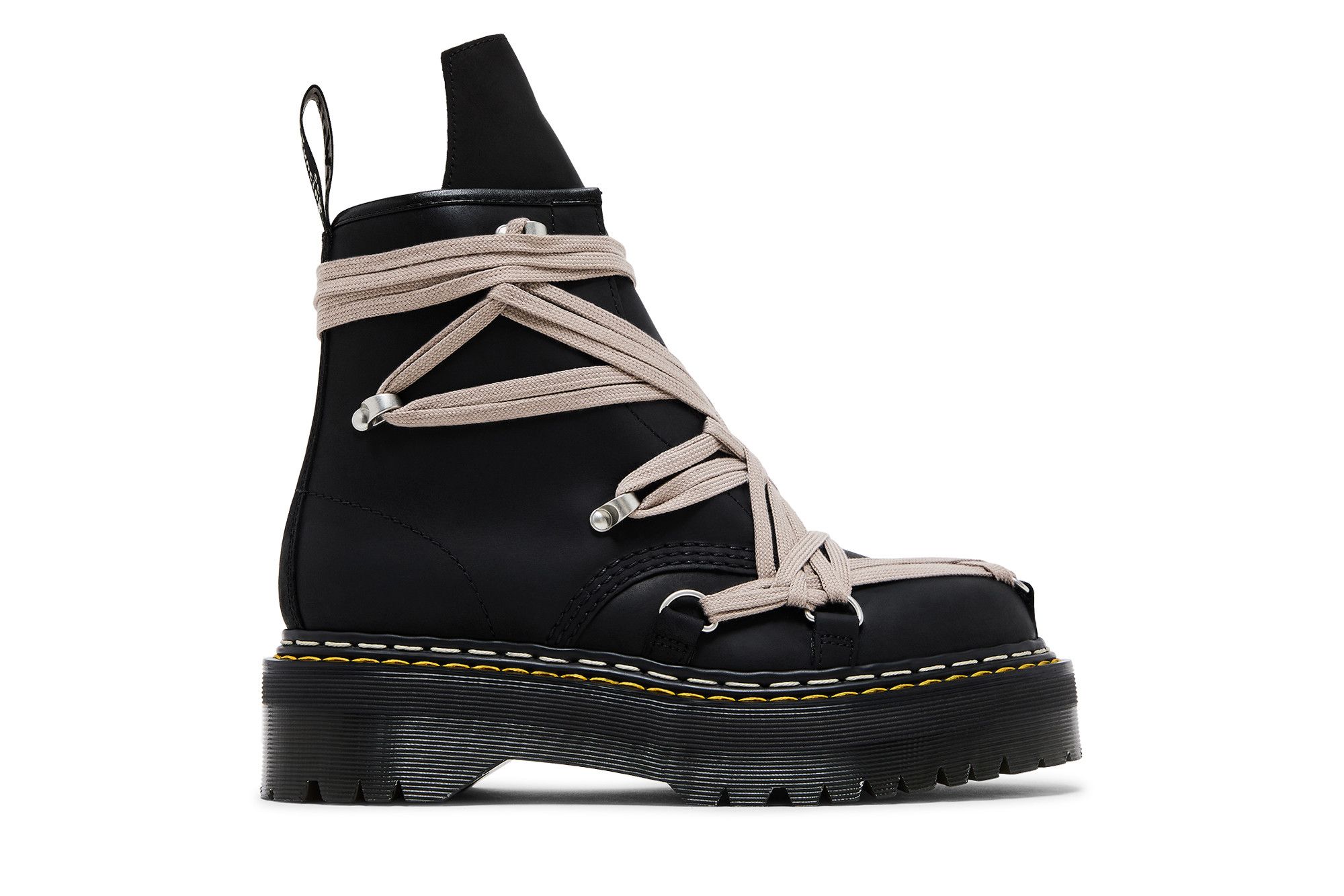 Rick Owens DRKSHDW x Dr. Martens 1460 Quad Sole Megalace Boot 'Black' DM02E6812-8001-09