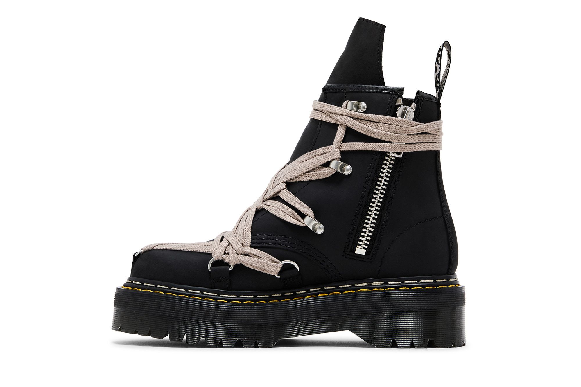 Lookbook Rick Owens DRKSHDW x Dr. Martens 1460 厚底大鞋帶靴 '黑色' DM02E6812-8001-09