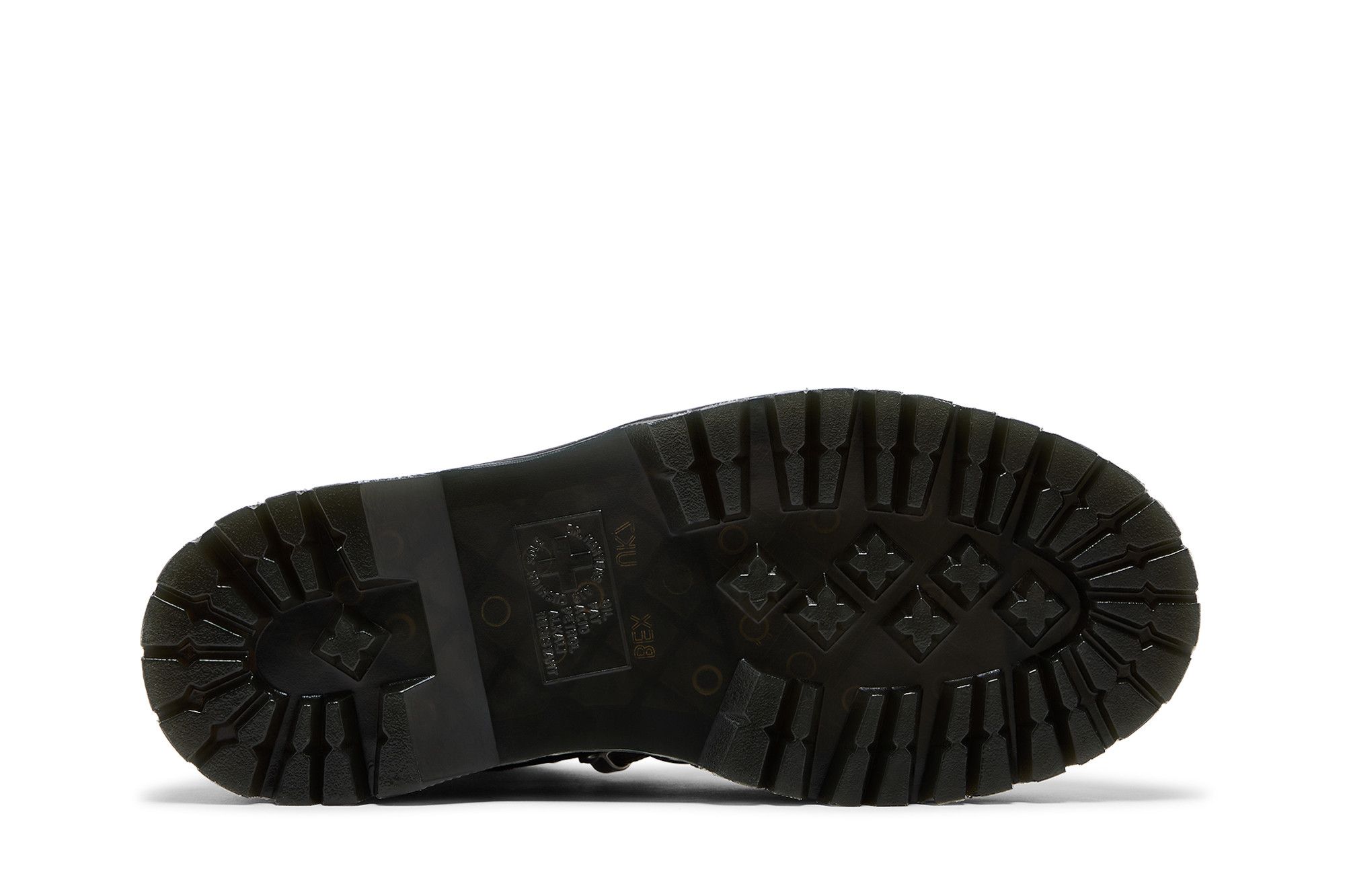 Shop Rick Owens DRKSHDW x Dr. Martens 1460 厚底大鞋帶靴 '黑色' DM02E6812-8001-09