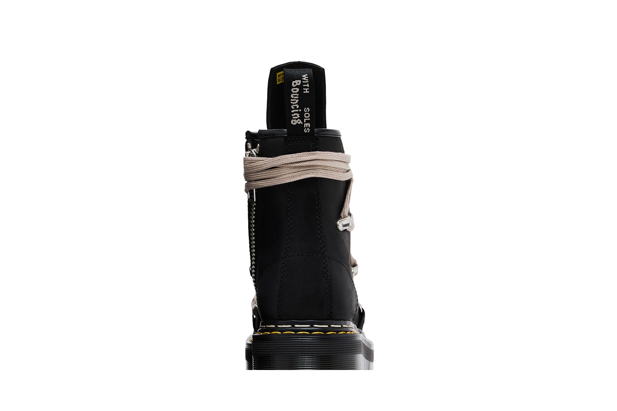 Sizing Rick Owens DRKSHDW x Dr. Martens 1460 厚底大鞋帶靴 '黑色' DM02E6812-8001-09