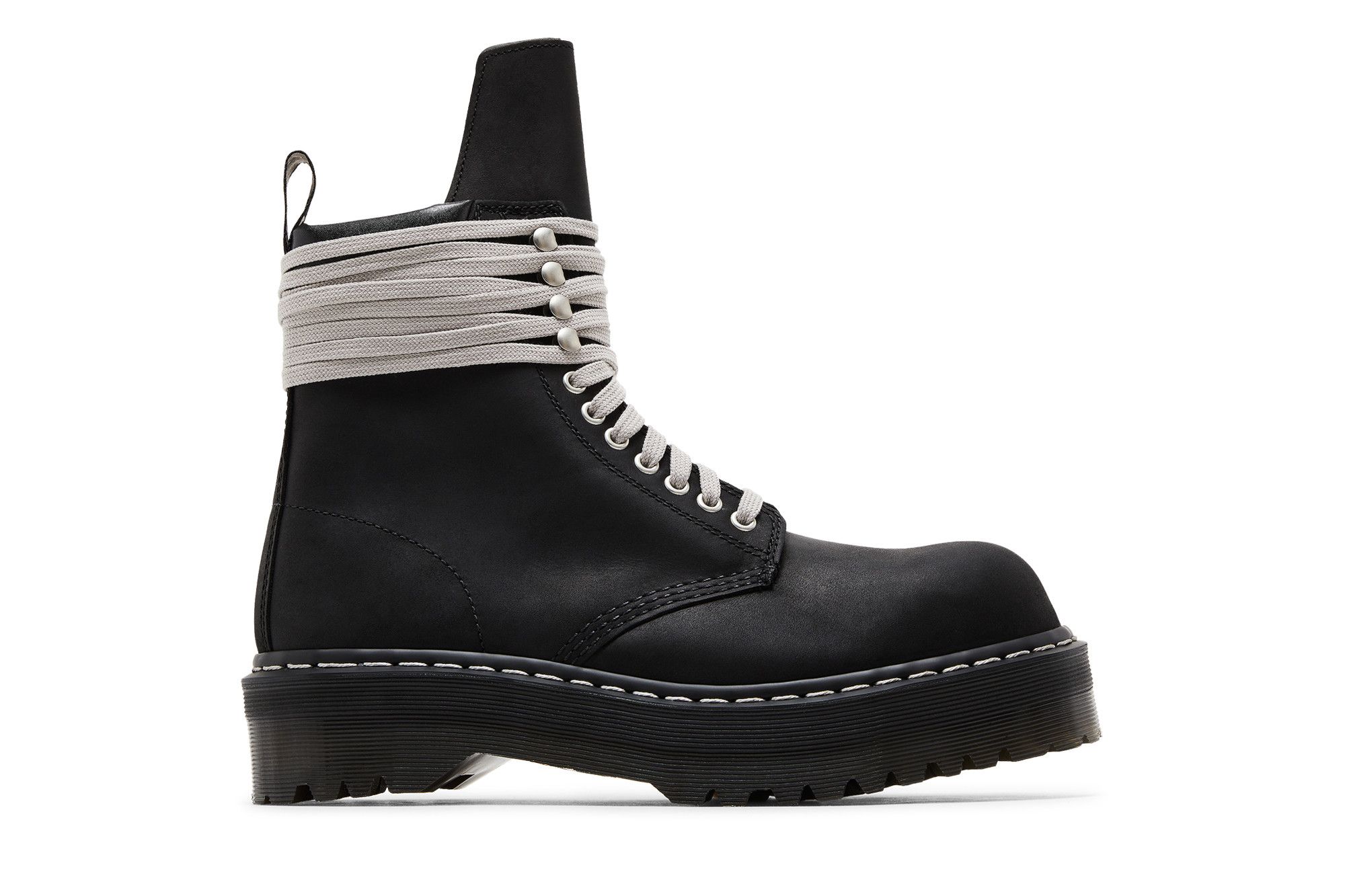 Rick Owens DRKSHDW x Dr. Martens 1460 Quad Sole Steel Toe Boot 'Black' DM02E6813-9001-09