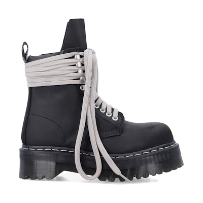 Rick Owens DRKSHDW Dr. Martens 1460 Quad Sole Steel Toe Boot 'Black'