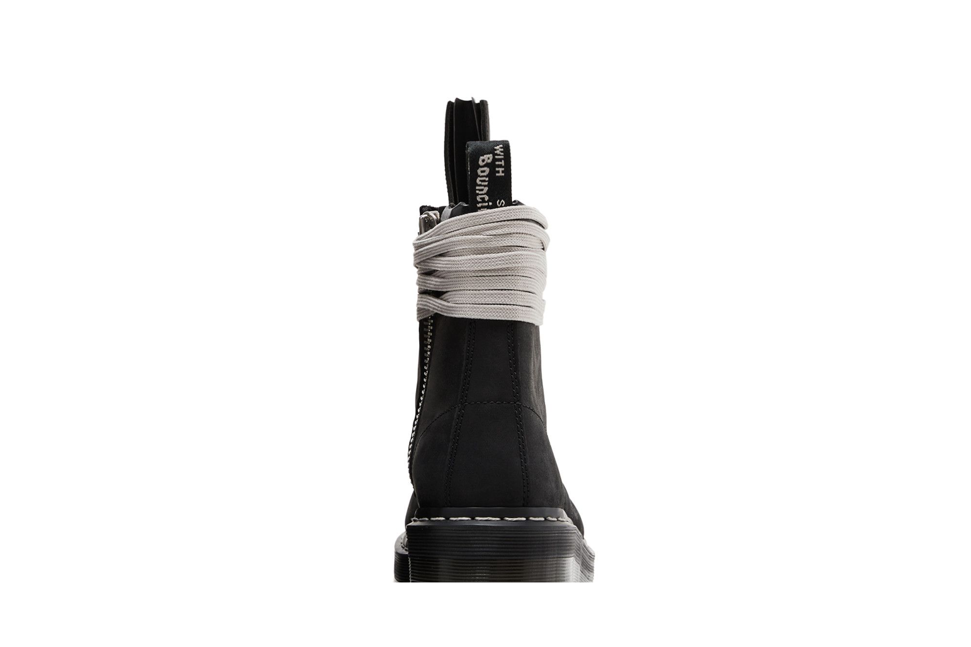 Sizing Rick Owens DRKSHDW x Dr. Martens 1460 Quad Sole Steel Toe Boot 'Hitam' DM02E6813-9001-09