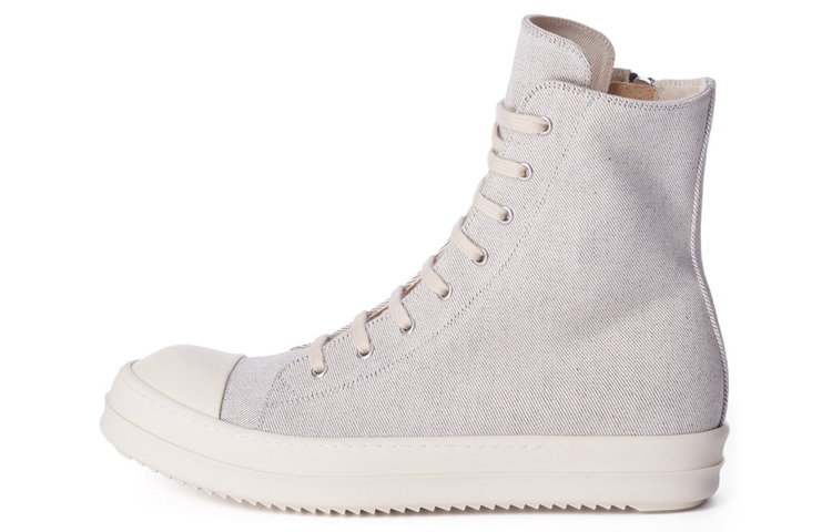 Rick Owens EDFU DRKSHDW Canvas High 'Melange Milk'
