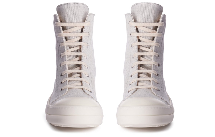 Rick Owens EDFU DRKSHDW Canvas High 'Melange Milk' 圖 3