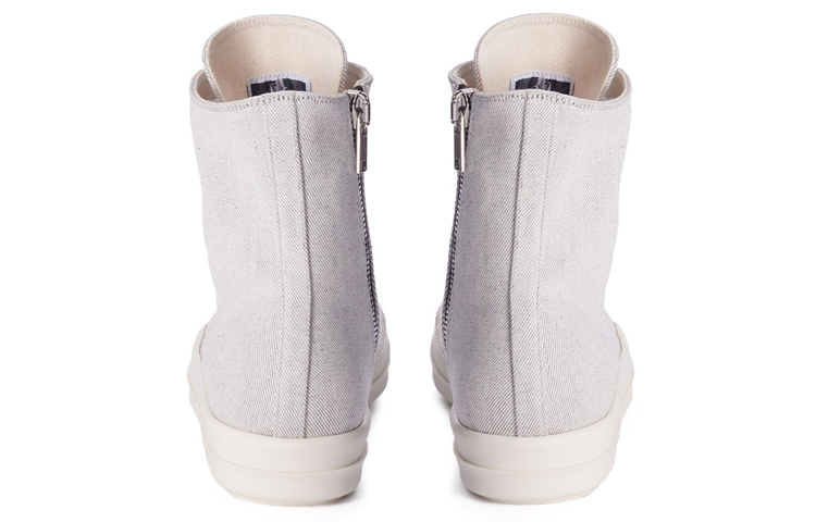 Rick Owens EDFU DRKSHDW Canvas High 'Melange Milk' 圖 4