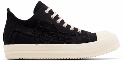 Rick Owens EDFU DRKSHDW Slashed Low 'Black Milk' DU01C6809-SLASH-911 Rick Owens EDFU DRKSHDW Slashed Low 'Black Milk' DU01C6809-SLASH-911