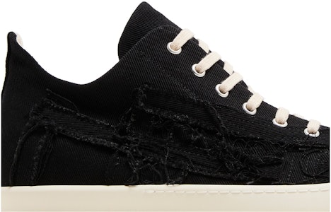 瑞克·歐文斯 DRKSHDW 牛仔布 仿舊效果低幫 時尚板鞋 男款 黑色 Order 瑞克·歐文斯 DRKSHDW 牛仔布 仿舊效果低幫 時尚板鞋 男款 黑色