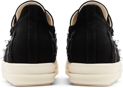 瑞克·歐文斯 DRKSHDW 牛仔布 仿舊效果低幫 時尚板鞋 男款 黑色 Details for 瑞克·歐文斯 DRKSHDW 牛仔布 仿舊效果低幫 時尚板鞋 男款 黑色