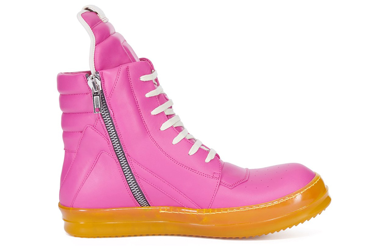 Order Rick Owens EDFU Geobasket 'Rosa Neón Limón Transparente' RU01C4894-LPO-131320