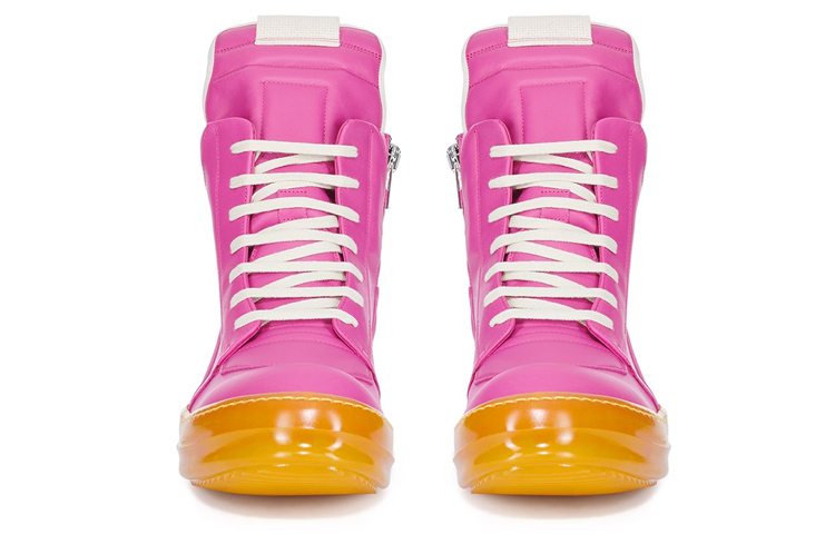 Lookbook Rick Owens EDFU Geobasket 'Rosa Neón Limón Transparente' RU01C4894-LPO-131320