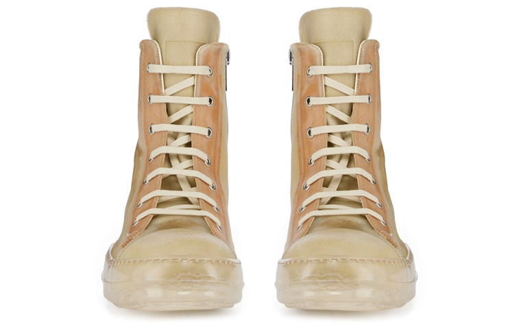 Lookbook Rick Owens EDFU High 'Natural Transparent' Zapatillas RU01C4890-LCT-211010