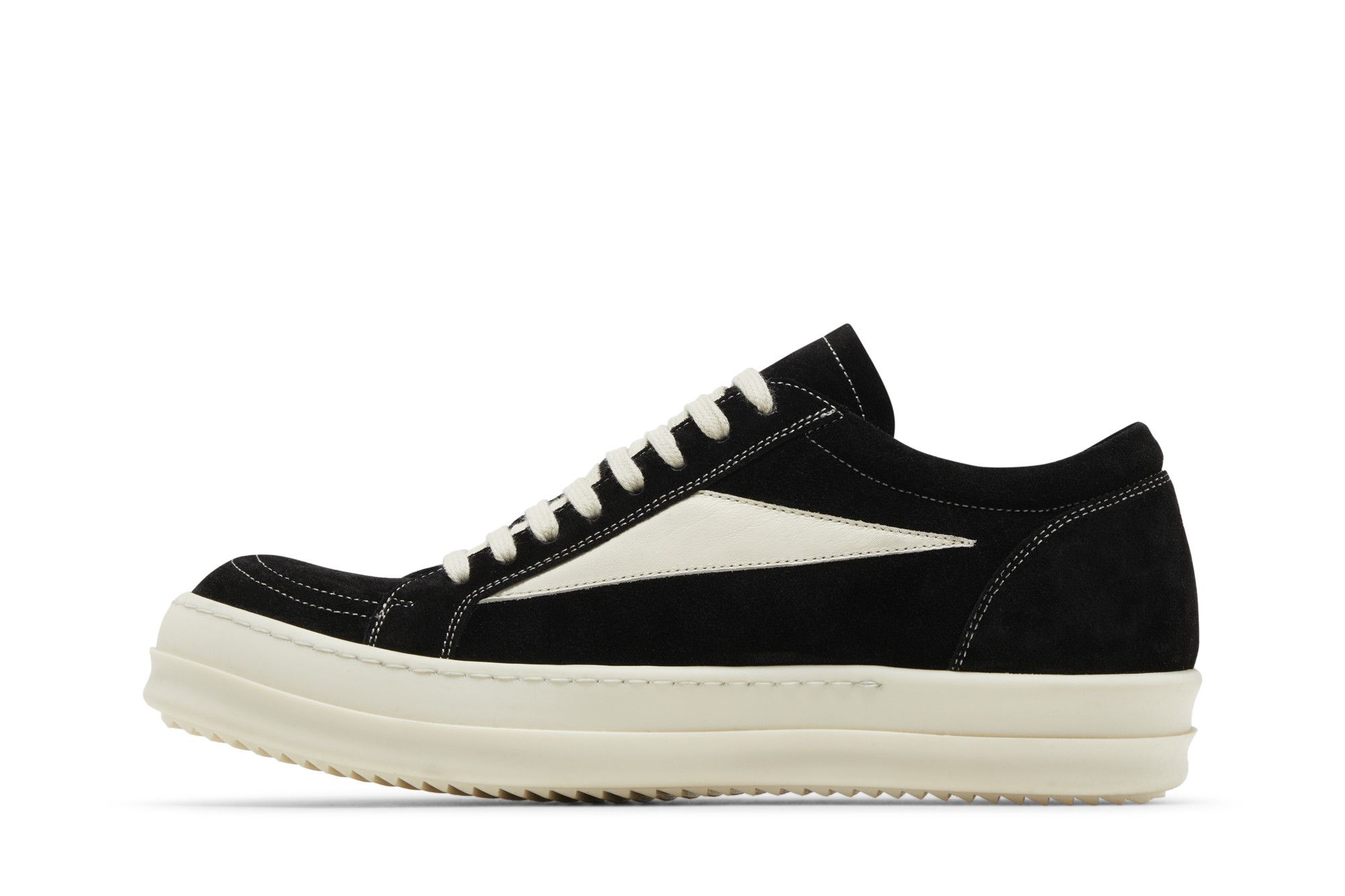 Shop リックオウエンス EDFU スエード 黒ミルク RU01C4897-LVSLPO-911