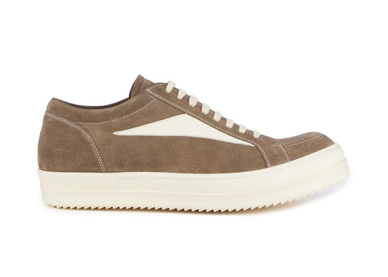 Rick Owens EDFU Suede Leather Vintage Low 'Dust Milk' RU01C4897_LVSLPO_3411/RU02C7897-LVSLPO-3411