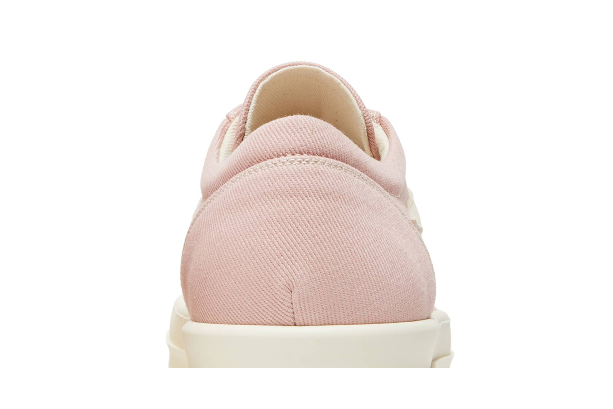 Sizing 瑞克·歐文斯 DRKSHDW 牛仔布 復古低幫 綁帶 時尚板鞋 男款 粉色