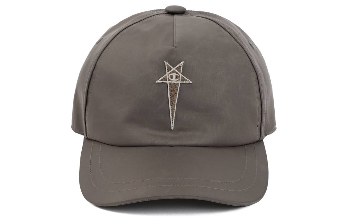 Order Rick Owens Embroidered Nylon Baseball Cap Grey  Cap. CM02C5793CHNY34