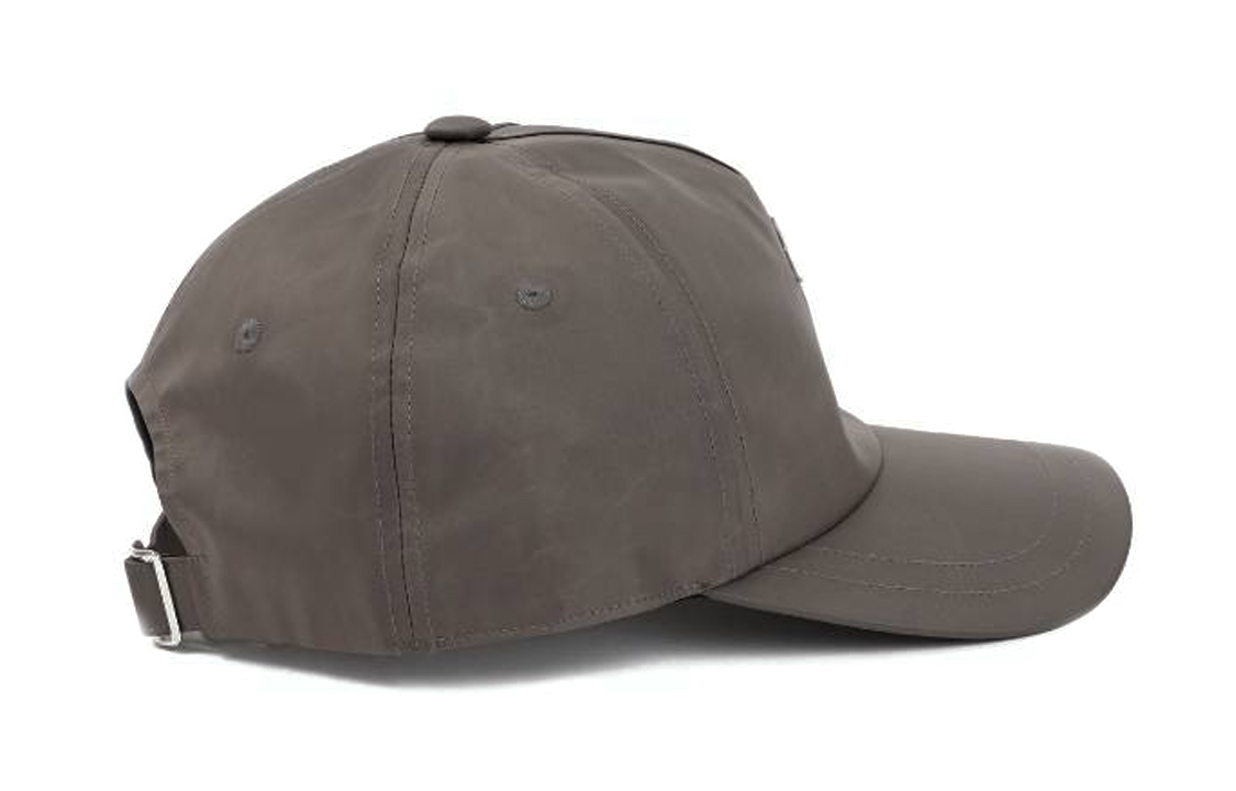 Lookbook Rick Owens Embroidered Nylon Baseball Cap Grey  Cap. CM02C5793CHNY34