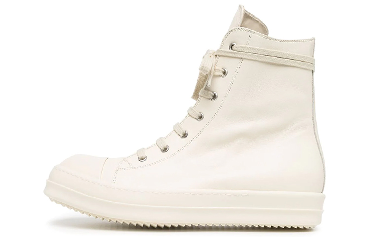 Rick Owens Fogachine High 'White Leather'
