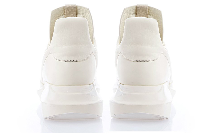 Shop Rick Owens Fogachine Geth Runner Pasarela 'Milk' zapatillas RU01B1814-LPO-11111