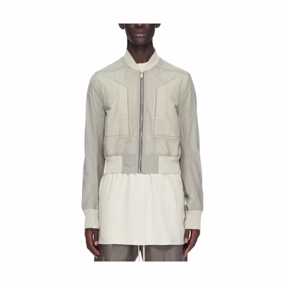 Rick Owens Full-Zip Long Sleeve Jacket Men’s Beige RR01C4797RG-08