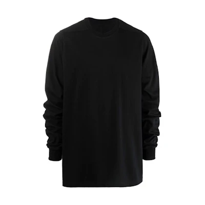 RICK OWENS FW21 Black Crewneck Pullover Sweatshirt Casual Wear RU02A5277BA-09