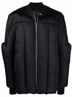 RICK OWENS FW21 Black Zipped Down Puffer Jacket RR02A5702NBNZD5-09 RICK OWENS FW21 Black Zipped Down Puffer Jacket RR02A5702NBNZD5-09