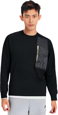 릭 오웬스 FW21 코튼 크루넥 롱슬리브 맨투맨 블랙 남성용. RU02A5261JANZ-09 Sizing 릭 오웬스 FW21 코튼 크루넥 롱슬리브 맨투맨 블랙 남성용. RU02A5261JANZ-09