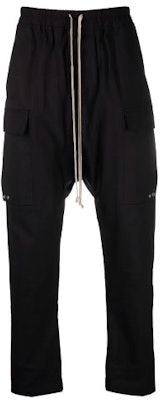 RICK OWENS FW21 黑色低裆綁帶慢跑褲 RU02A5379TE09 Order RICK OWENS FW21 黑色低裆綁帶慢跑褲 RU02A5379TE09