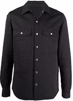 Rick Owens FW21 Single-Breasted Shirt Jacket Black RU02A5729MU-09 Rick Owens FW21 Single-Breasted Shirt Jacket Black RU02A5729MU-09