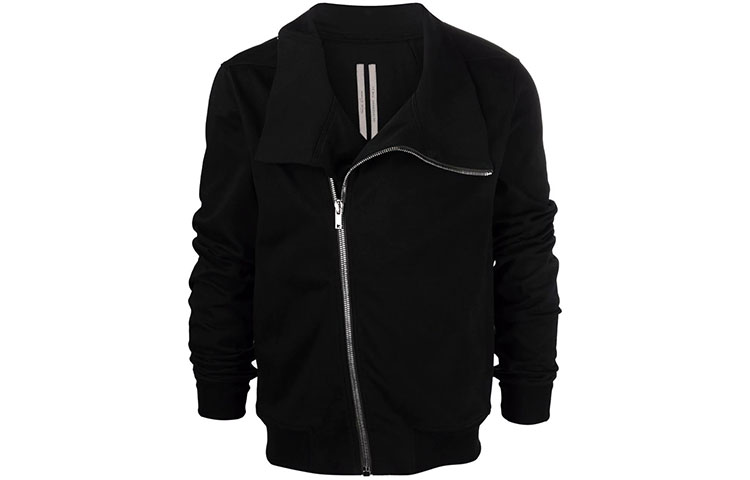 Rick Owens FW21 Solid Zip Jacket Black RU02A5272BA-09