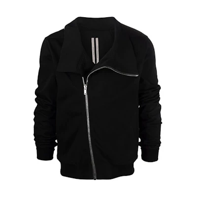 Rick Owens FW21 Solid Zip Jacket Black RU02A5272BA-09