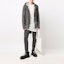 Lookbook RICK OWENS FW21 Striped Loose Fit Zip Long Sleeve Jacket Black RU02A5697KSTGM0-908