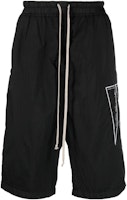 RICK OWENS FW22 High-Waisted Drawstring Shorts Black DU02B4373NDEH1 RICK OWENS FW22 High-Waisted Drawstring Shorts Black DU02B4373NDEH1