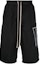 Buy RICK OWENS FW22 High-Waisted Drawstring Shorts Black DU02B4373NDEH1
