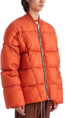 Rick Owens FW22 Jaket Penerbangan Zip-Up Oren Ringan Solid RU02B2788NZD3-53 Purchase Rick Owens FW22 Jaket Penerbangan Zip-Up Oren Ringan Solid RU02B2788NZD3-53